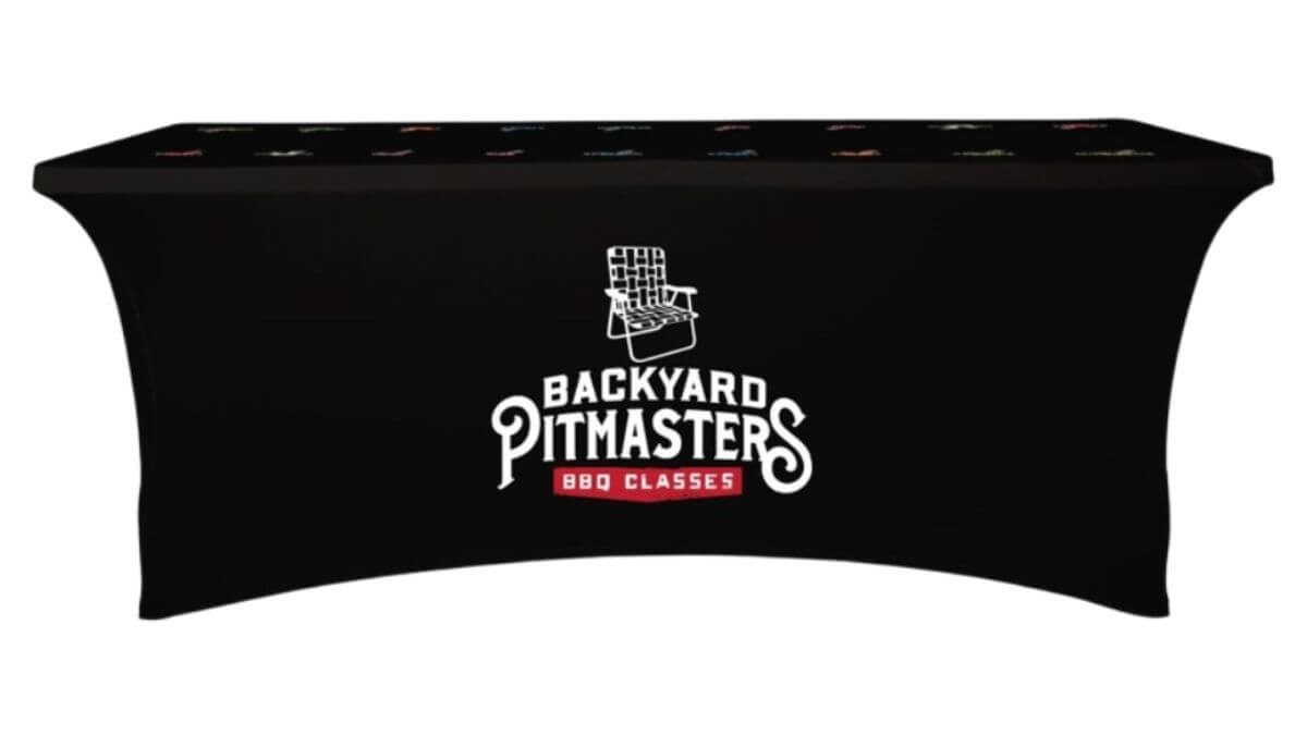 Custom Stretch Table Covers with Logo