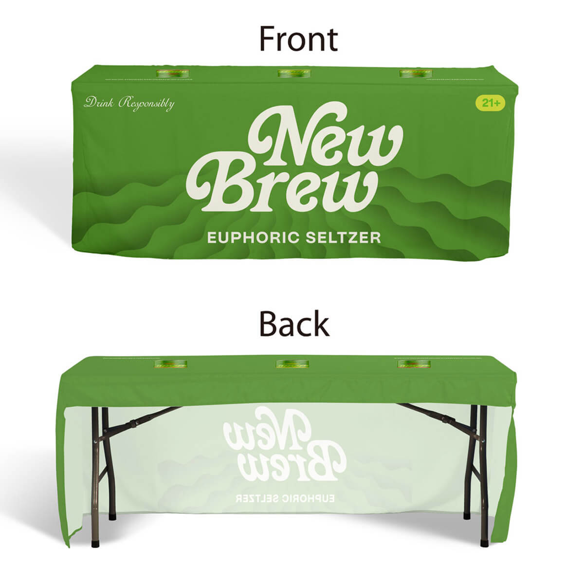 Buy open-back, box-style 6ft fitted table covers in a variety of fabrics, including water-proof, flame-retardant, and premium poly, at wholesale discounted prices.