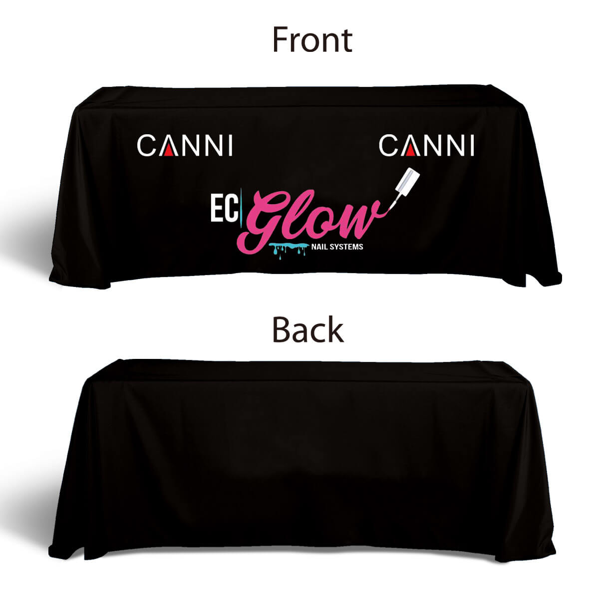 Buy closed-back 8ft throw tablecloths in a variety of fabrics, including water-proof, flame-retardant, and premium poly, at wholesale discounted prices.