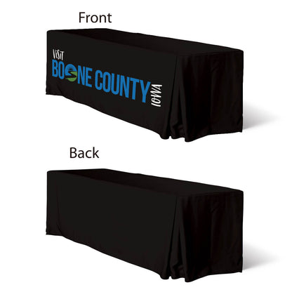 4-ft.4 Sided w/Pleats Flame Retardant Fitted Table Covers