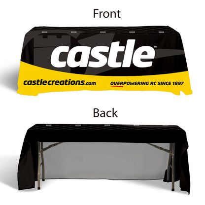 6-ft.3 Sided Flame Retardant Fabric Throw Table Covers