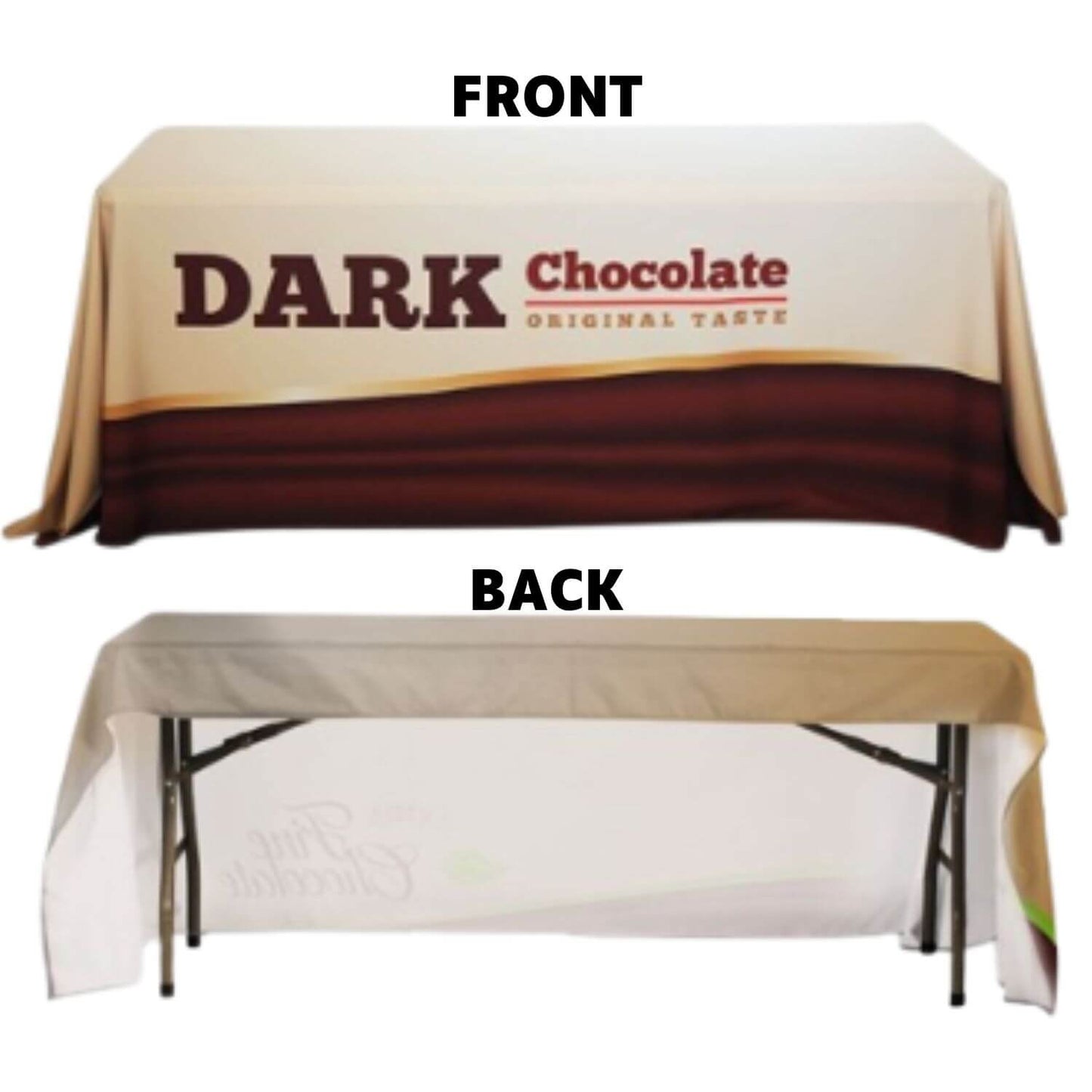 Throw Table Covers, 3 Sided