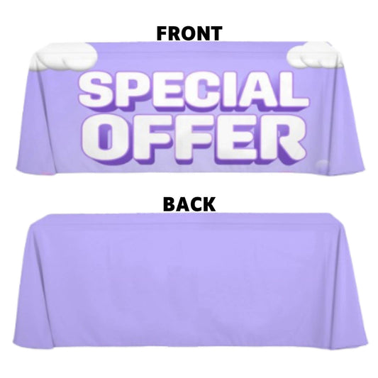 Throw Table Covers, 4 Sided